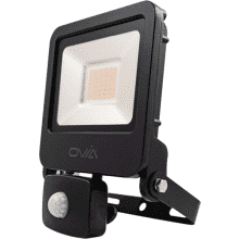Ovia OV10130BKCWPIR Floodlight 30W Black