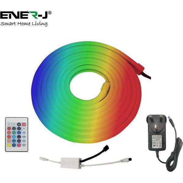 Smart Wi-Fi RGB LED Neon Strip Kit 3 meters plug and play
