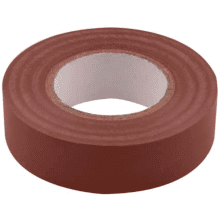 VIAS Brown Tape 19mmx33m Roll PVC