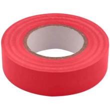 VIAS Red Tape 19mmx33m Roll PVC