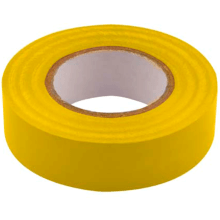 VIAS Yellow Tape 19mmx33m Roll PVC